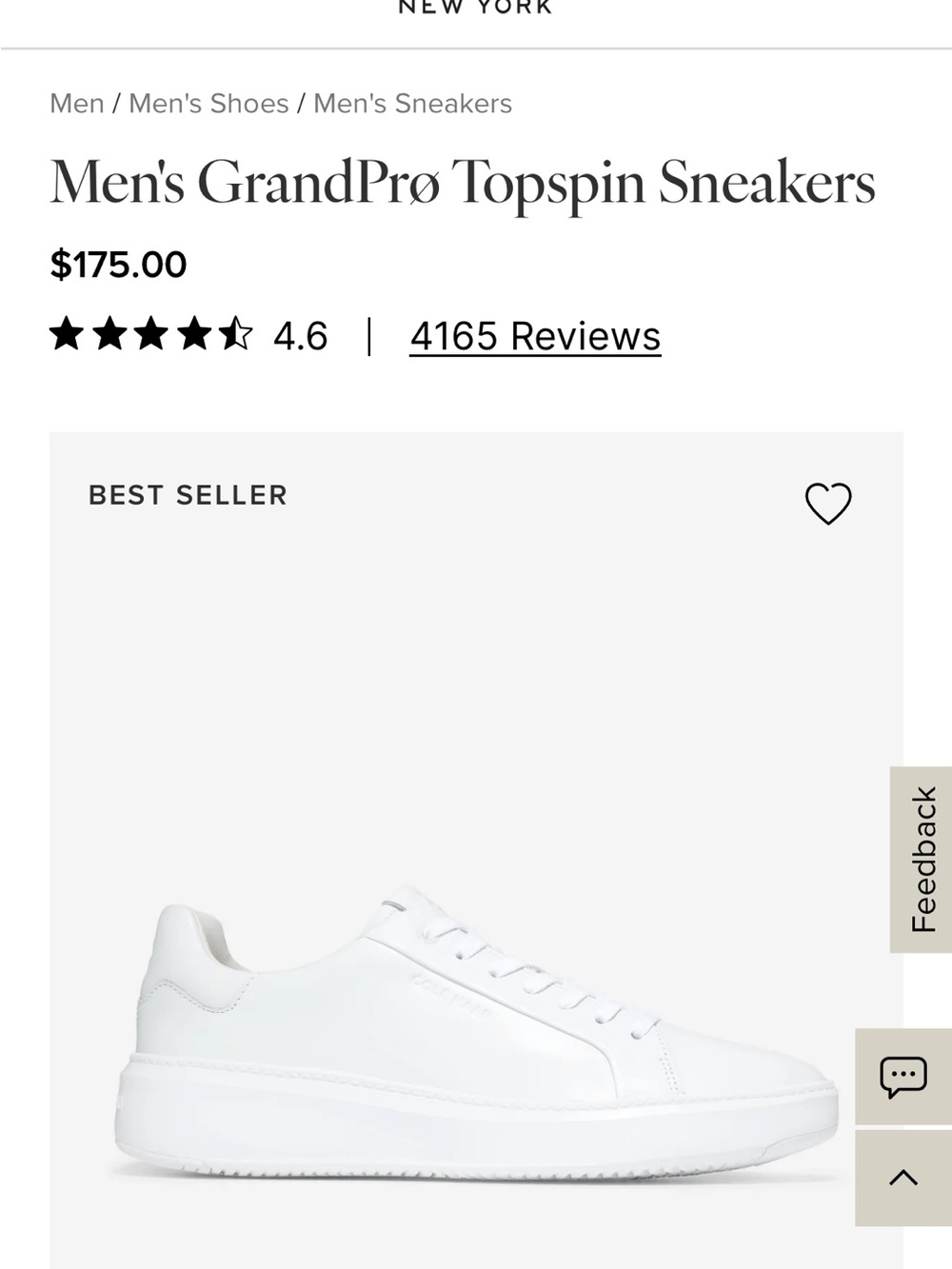 Men’s Cole Haan GrandPrø All-Day Court Sneaker GrandPrø All-Day Court Sneaker Wh